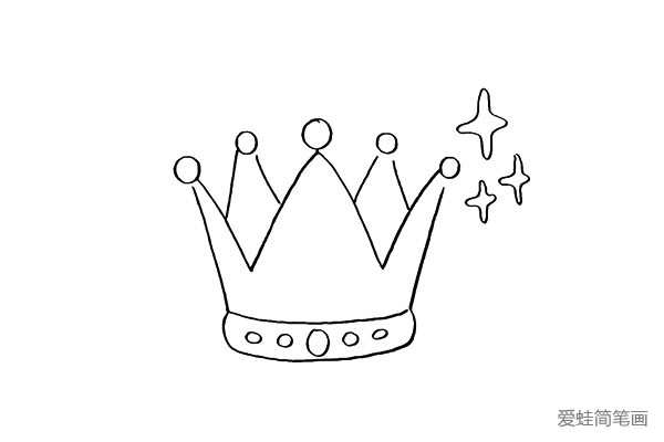 儿童简笔画皇冠的画法图片