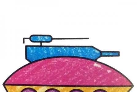 坦克简笔画如何画